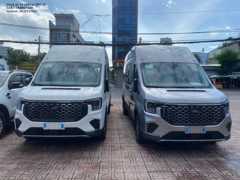 giá thuê xe 16 chỗ ford mới 2 ngày 1 đêm