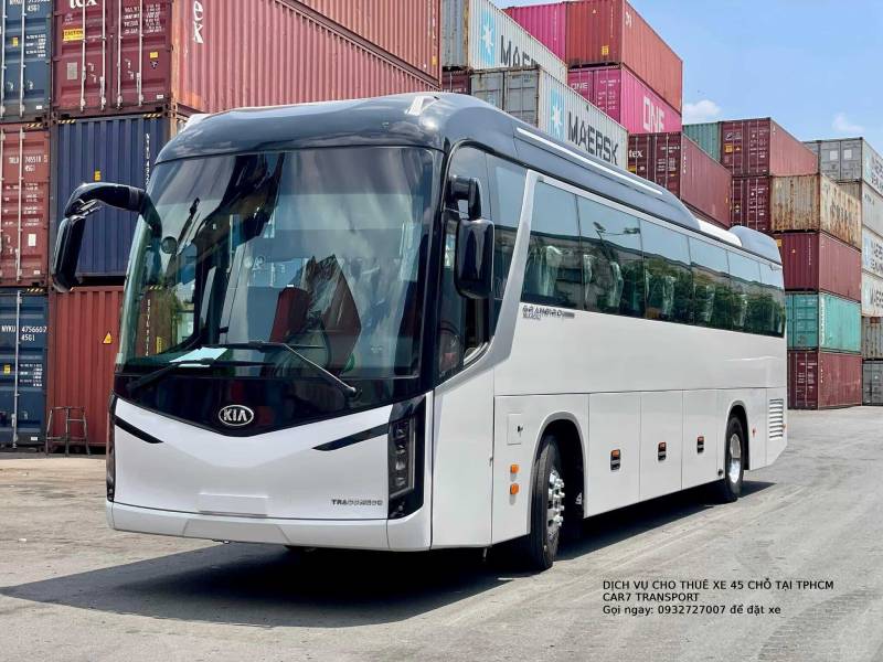 Thuê xe 45 chỗ đời mới đi Long Hải