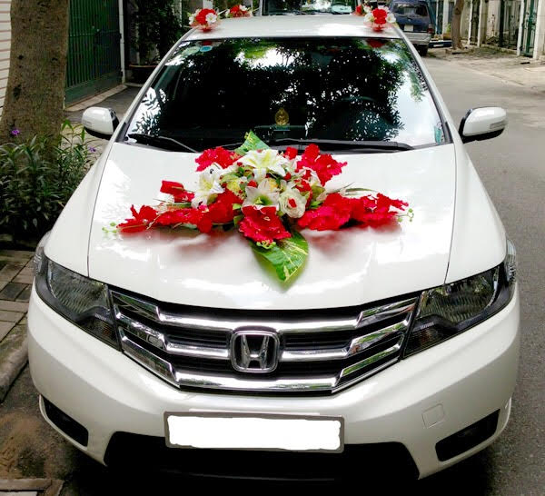 thuê xe cưới Honda City tại TpHCM giá rẻ